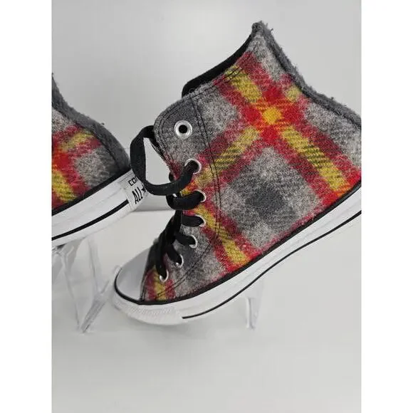 Converse Woolrich Plaid High-Top Sneakers - Picture 9 of 15
